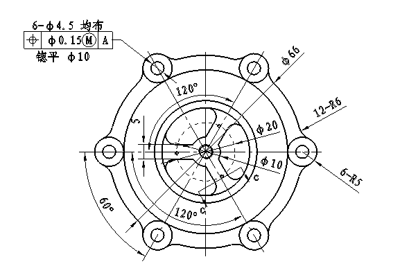 上盖的工工艺规程及钻6-Ф4.5孔的夹具设计 (2)