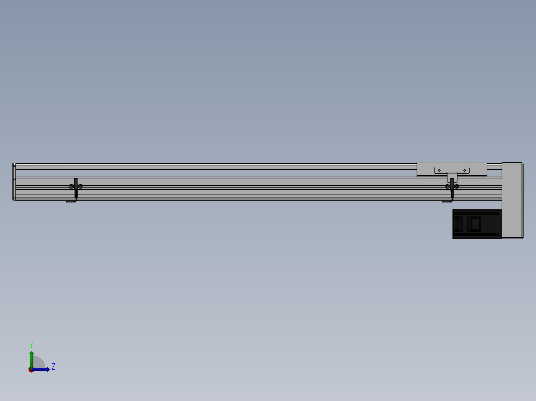 精密模组MY140-T10-750L-BM-P40B-C4-C左视图