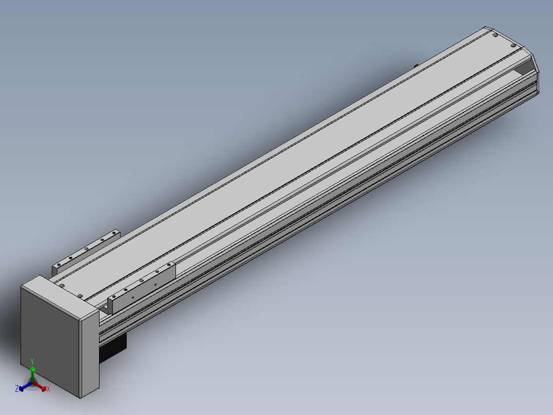 精密模组MY140-T10-750L-BM-P40B-C4-C正等轴测图