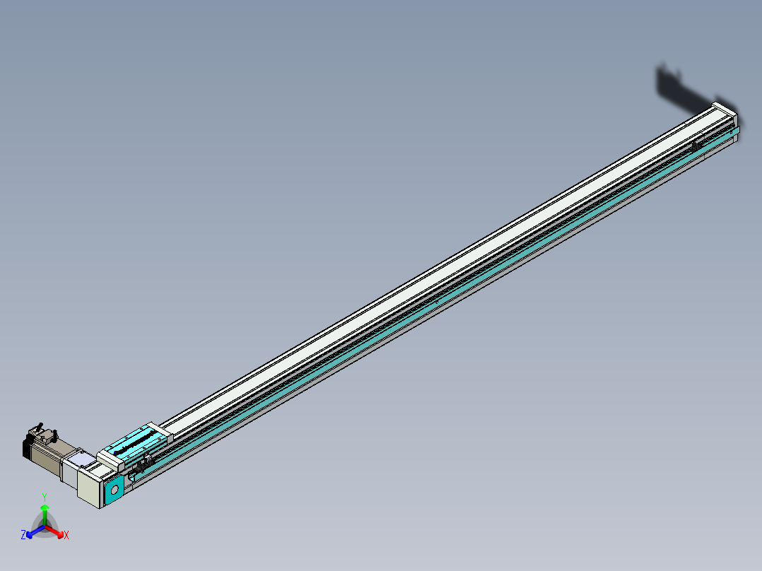 欧规系列-LB6A-L130-S1600-BR-ZP40-C3正等轴测图