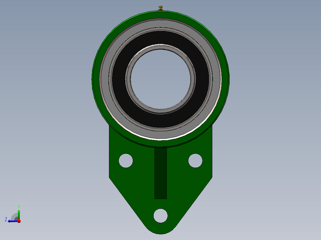 UCFB 带座轴承-SW20前视图