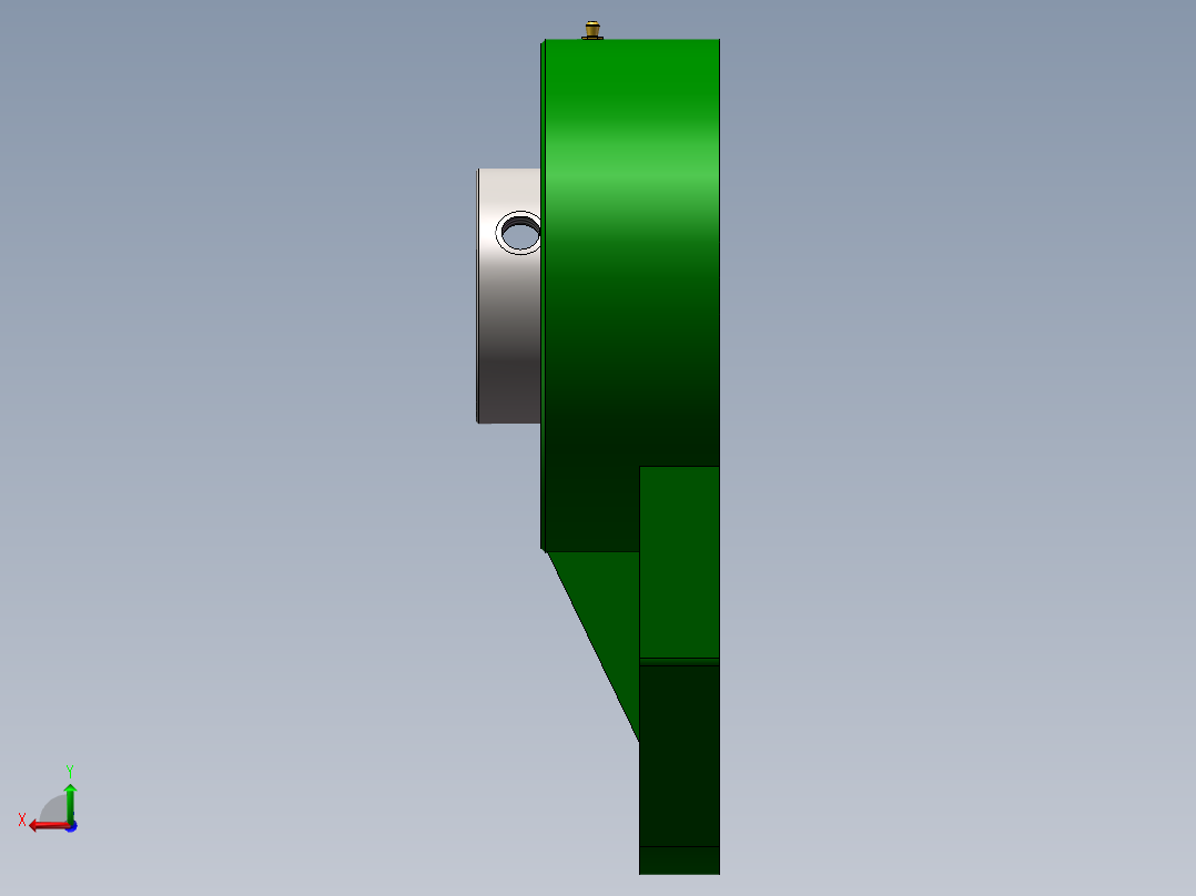 UCFB 带座轴承-SW20右视图