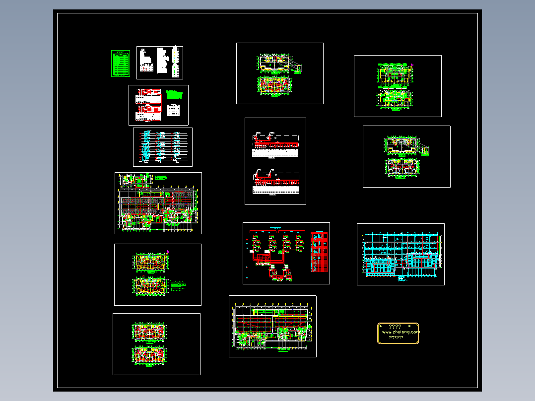 杭州某小区高层住宅楼电气图纸