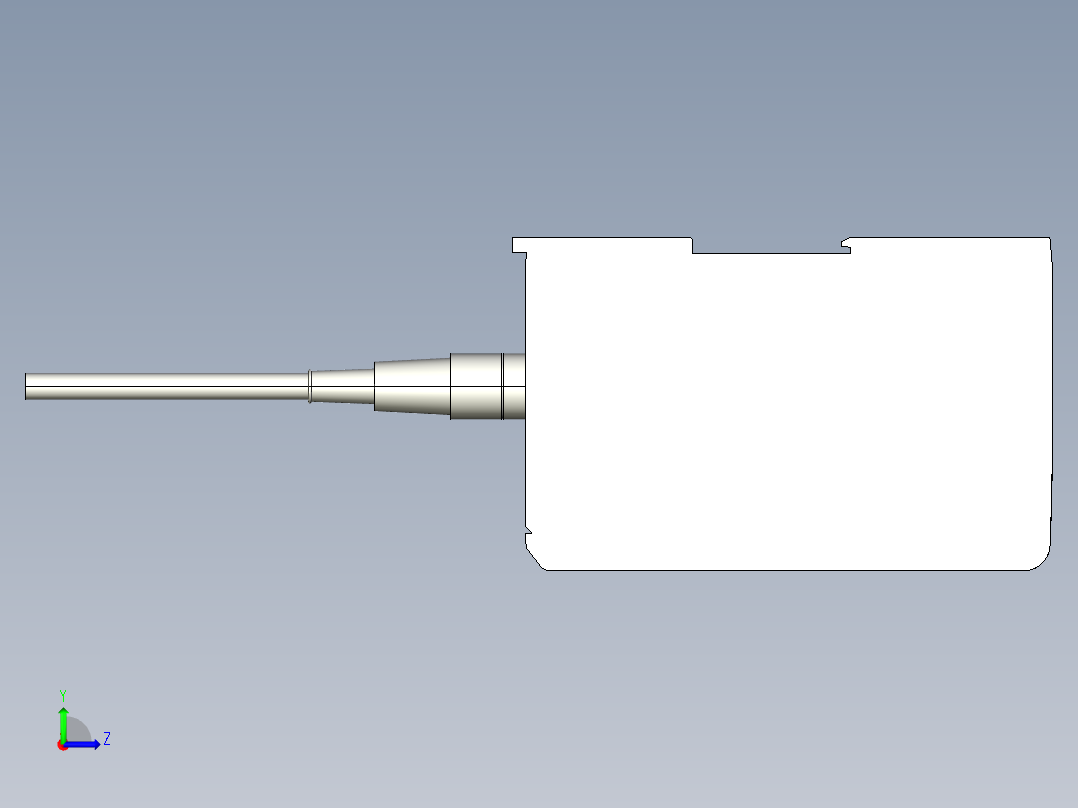 基恩士SJ-M400_kc图纸模型左视图