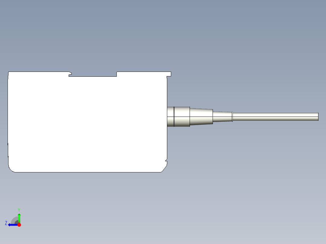基恩士SJ-M400_kc图纸模型右视图