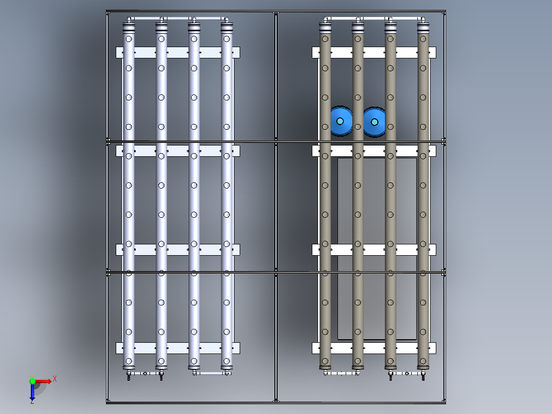 水培法12平方米俯视图