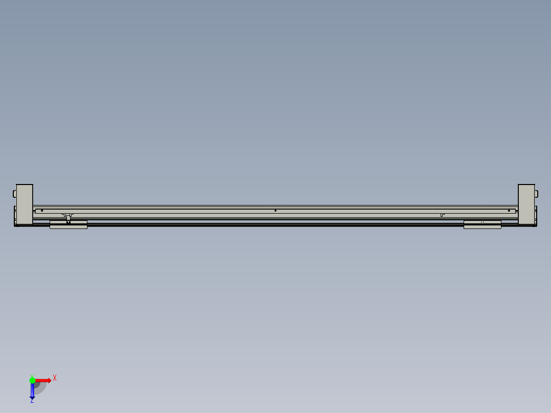 威洛博双电机滑台-VBF14S2-L50-S1400-BD-P40-C6俯视图