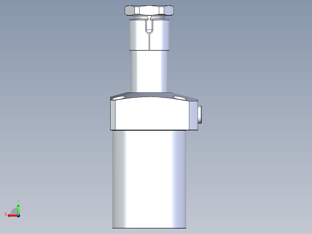 KOSMEKLHA0900-CL-Q35多系列多零件图纸模型后视图