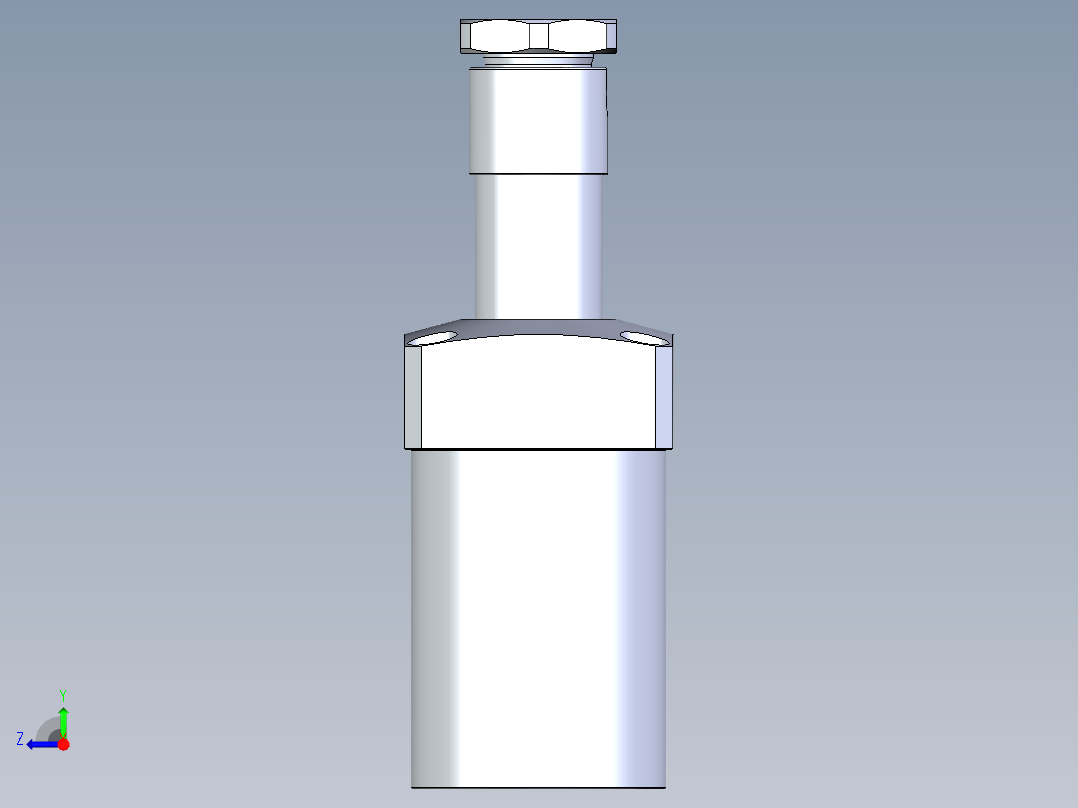 KOSMEKLHA0900-CL-Q35多系列多零件图纸模型右视图