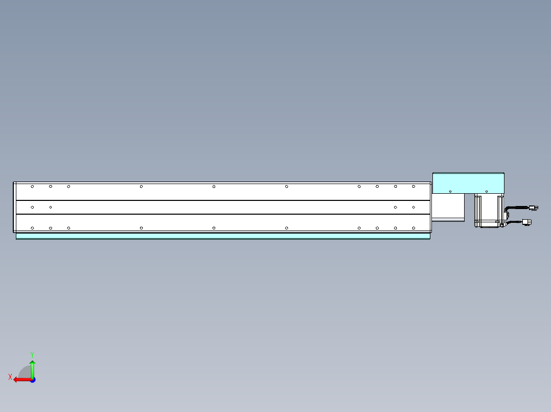 威洛博VBC同步带传动一无尘环境VBC14-L45-S850-BR-ZP75-C3后视图