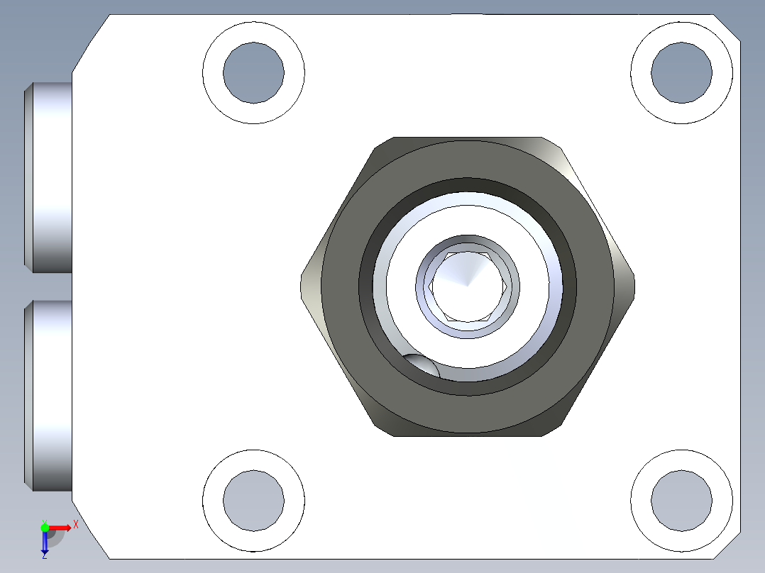 KOSMEKLHA0360-CR-Y60_R01多系列多零件图纸模型俯视图