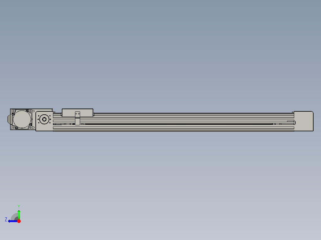 威洛博直线电机模组EB4-L40-S550-BR-57-MS3右视图