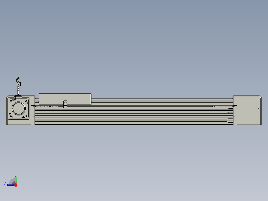威洛博直线电机模组EB16-L208-S550-L-ZP75-MS3-5K右视图