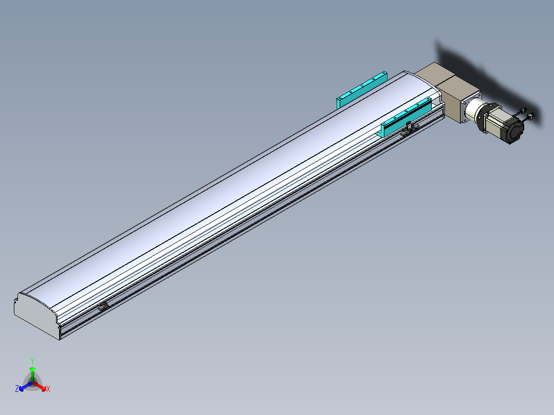 同步带滑台-半封闭B22-L100-C-S1450-R-P75-D3-N5