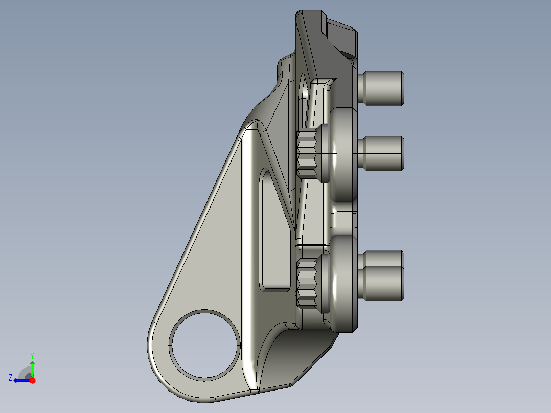 GE喷气发动机支架2右视图