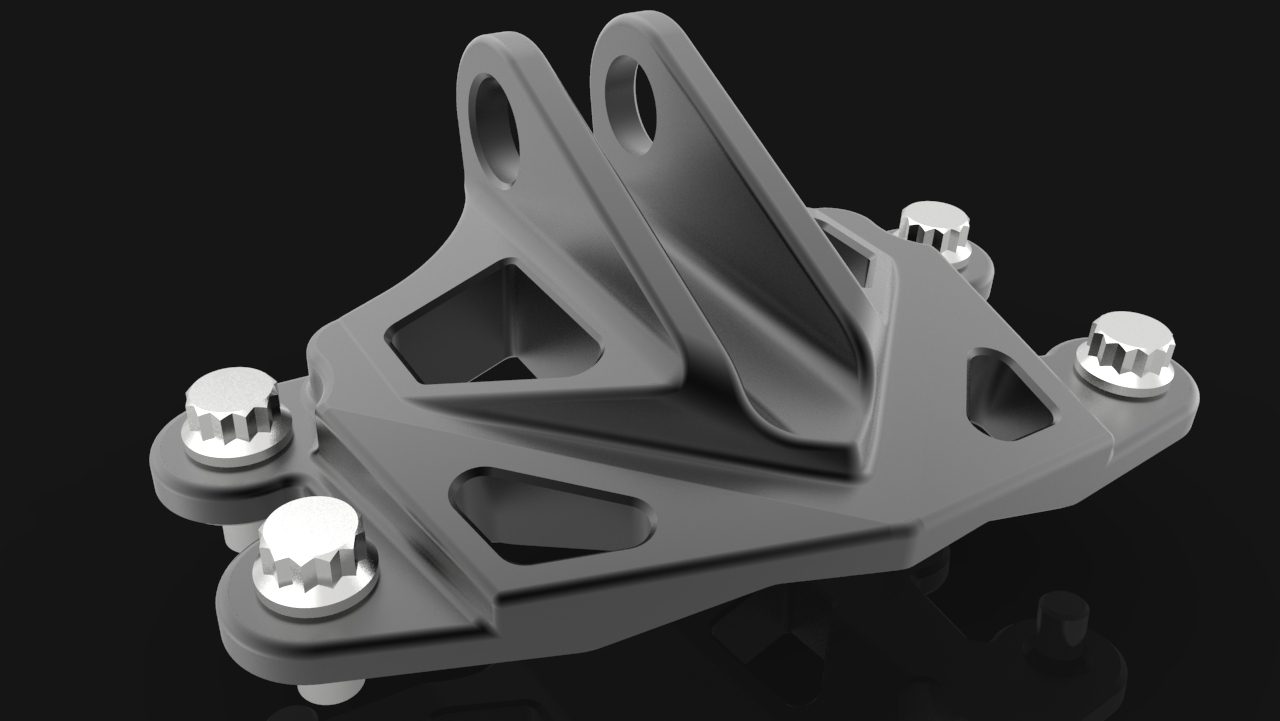 GE喷气发动机支架2