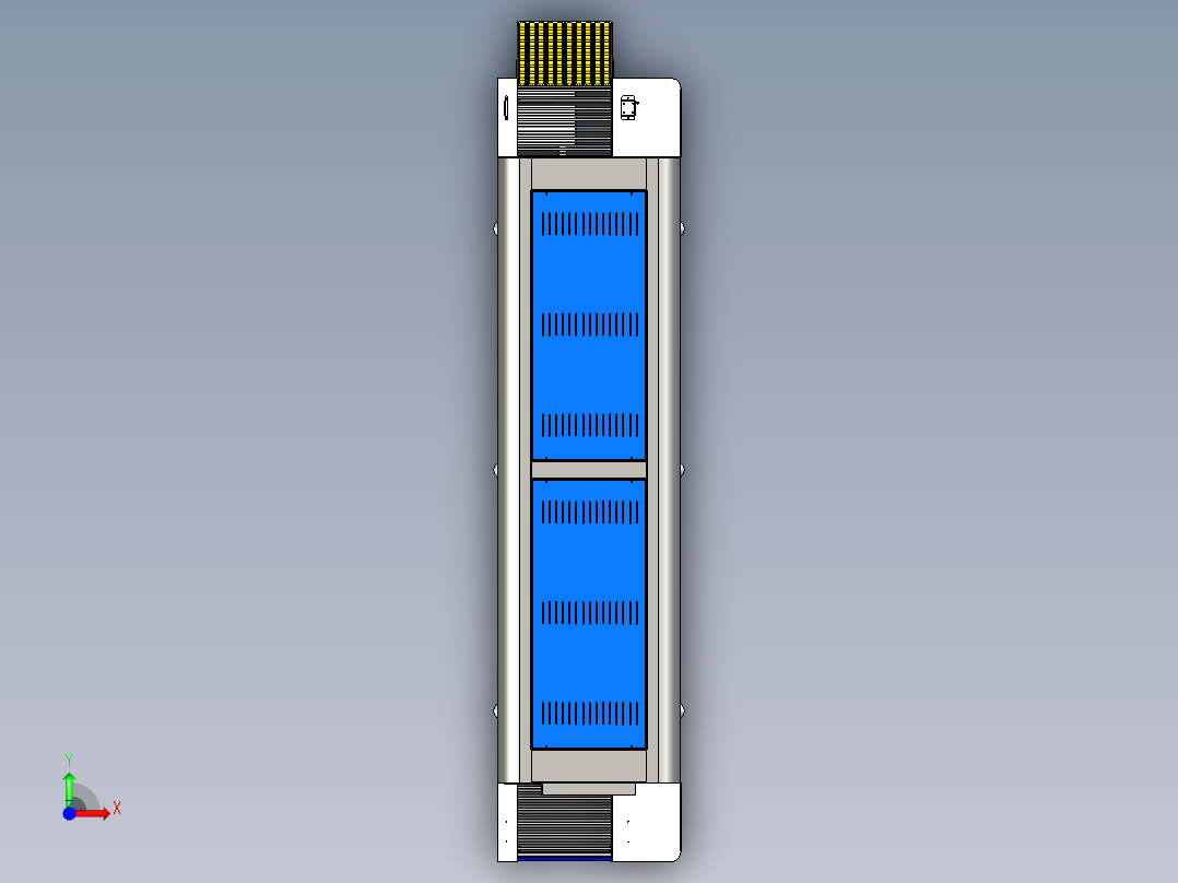 3.5米风冷式冷冻机前视图