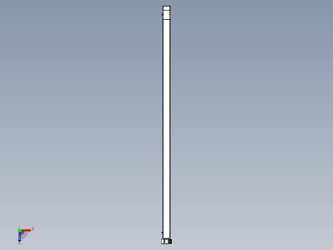 同步带全封闭直线模组TPA-HCB-105D-90-L2950-LP-Y-P20-N3俯视图