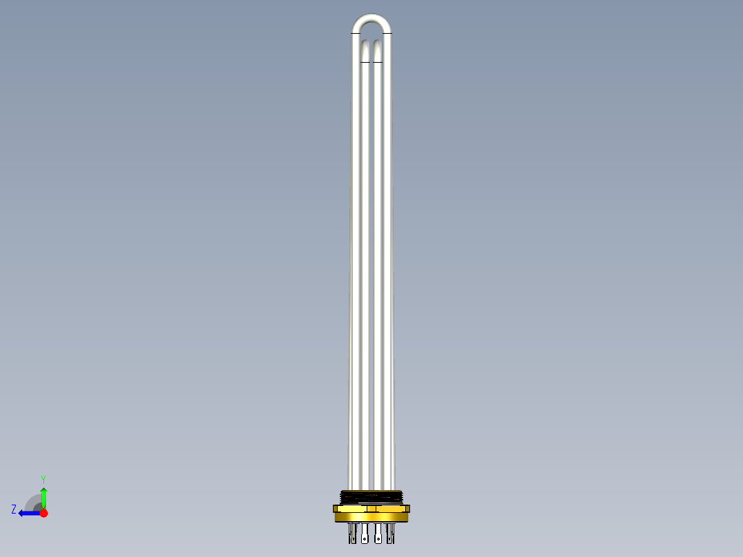 2英寸电阻(10-15千瓦)右视图