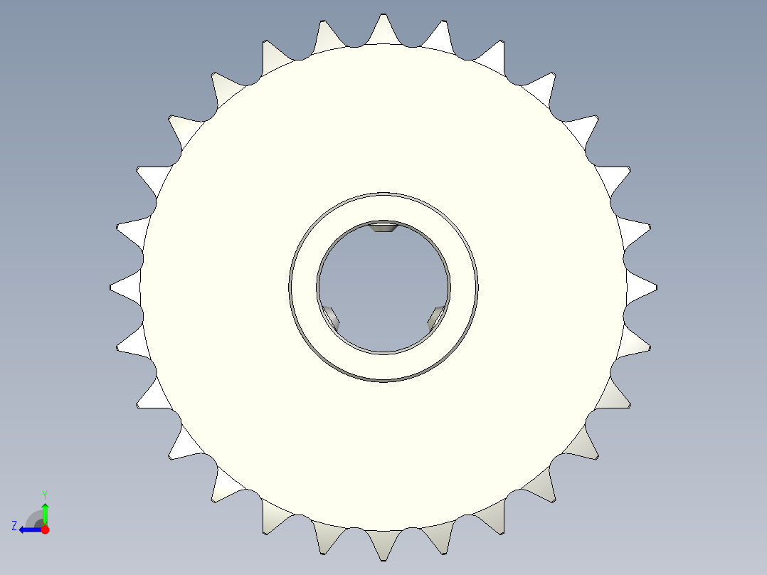 链轮-Sprocket_28-30-44-45_20-3右视图