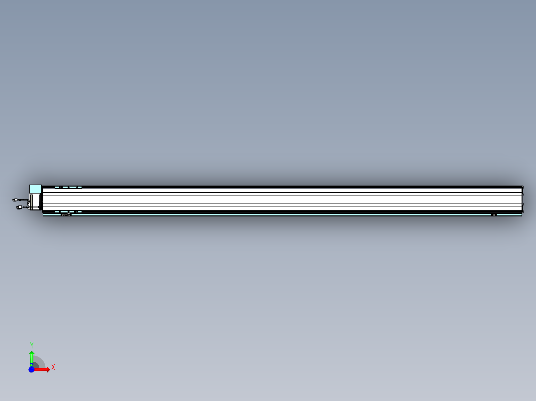 威洛博VBF同步带传动一般环境VBF14-L45-S2200-BRU-ZP40-C3前视图