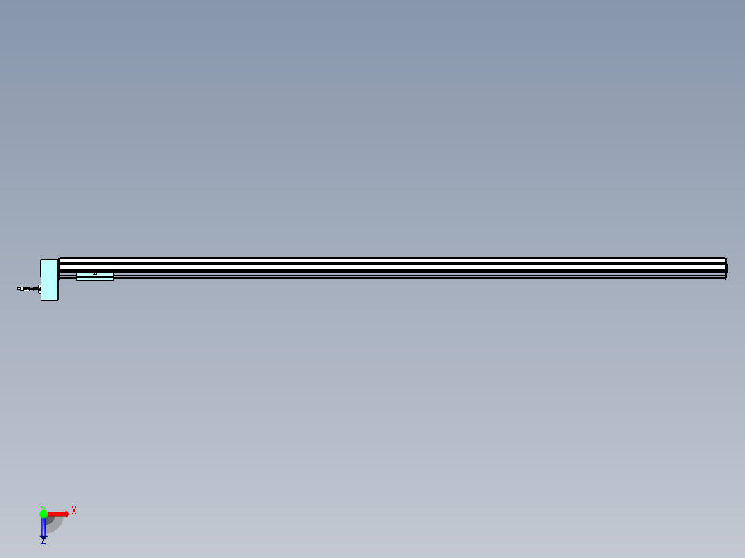 威洛博VBF同步带传动一般环境VBF14-L45-S2200-BRU-ZP40-C3俯视图
