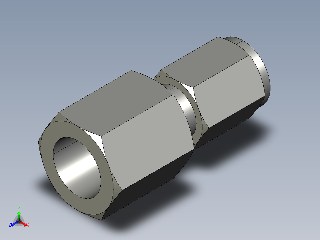 卡套式工业通用硬管接头4-4_gbu-s