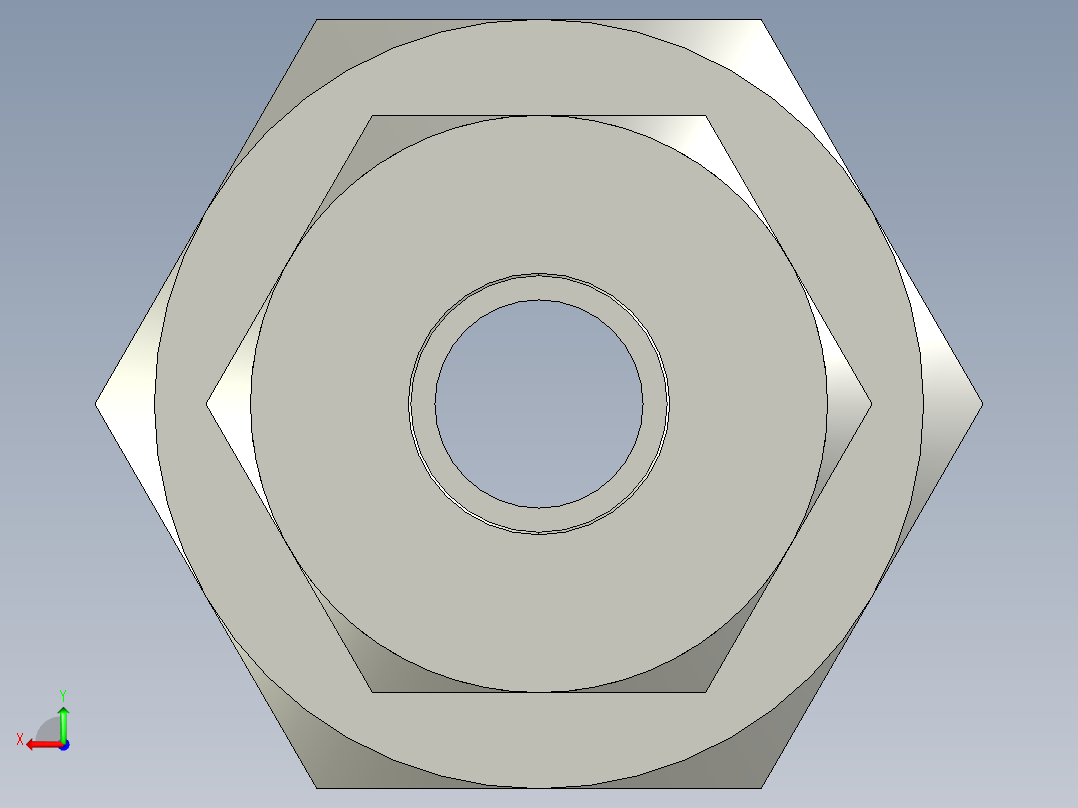 卡套式工业通用硬管接头4-4_gbu-s后视图