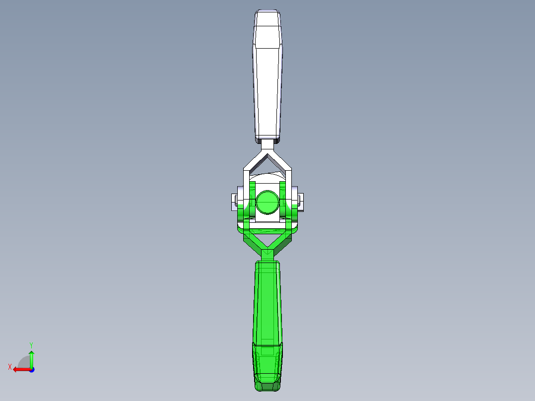 德克斯TUNKERS气缸数模T6-02后视图