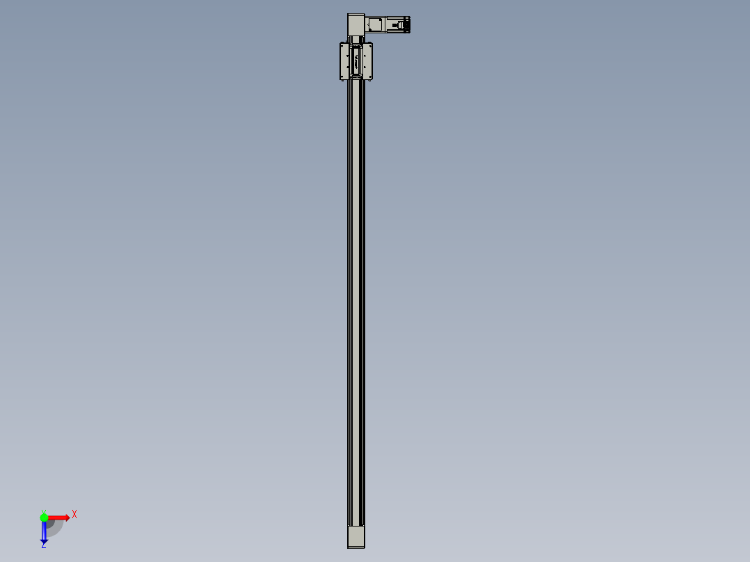 威洛博直线电机模组EB6-L140-S1550-R-P40-MS3俯视图