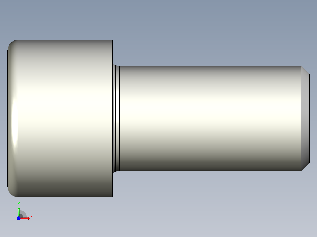 螺钉-DIN_912-M16x30.stp前视图