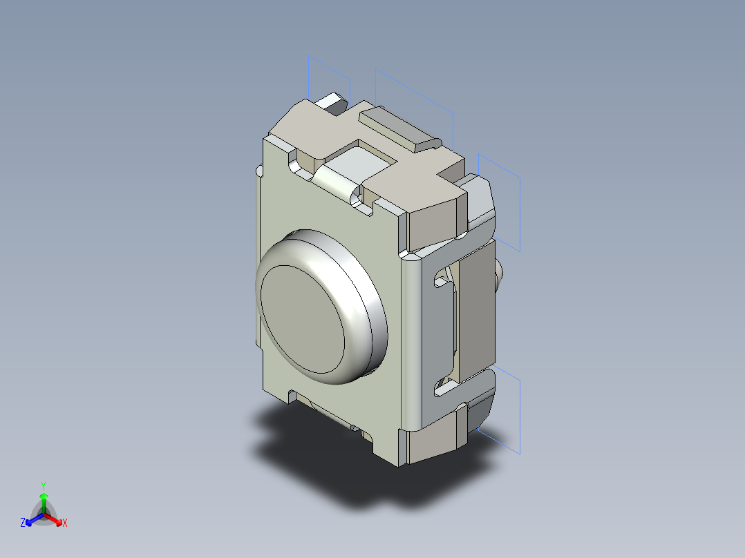 开关继电器保护 SM-PTS820J20KP正等轴测图