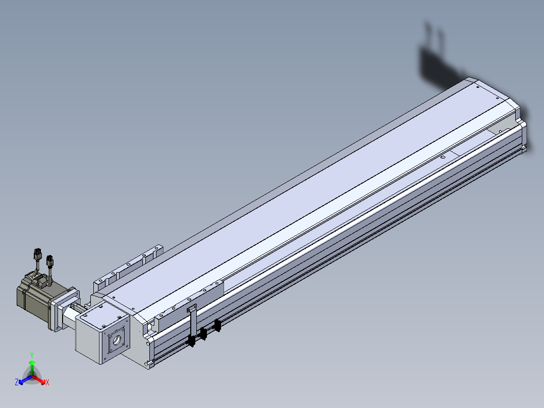 东锦同步带传动-直线滑台模组DH210B-L150-S850-BL-P750W-C3