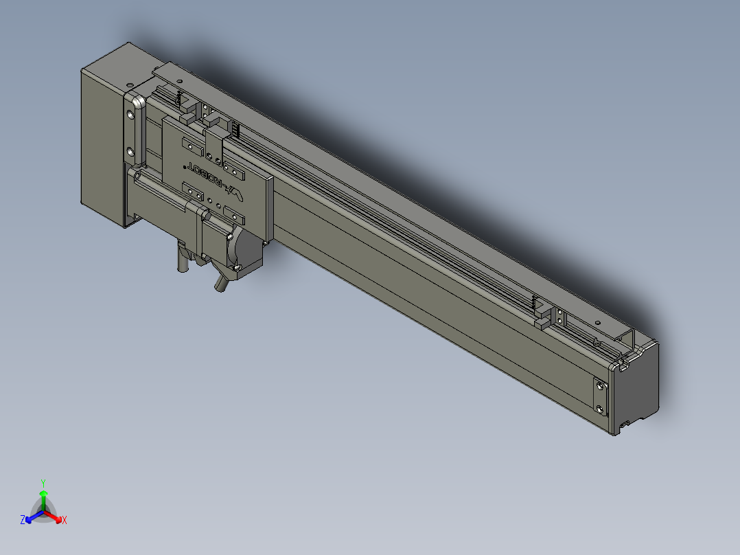威洛博VT5-S280-BL-P10正等轴测图