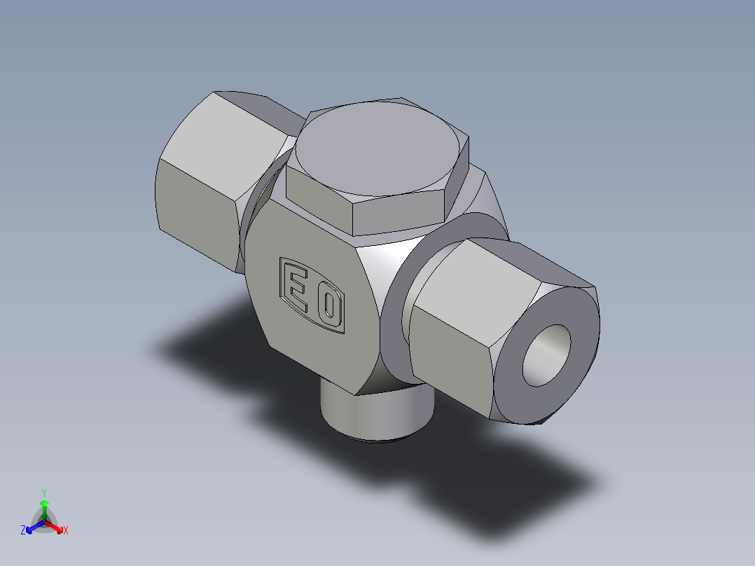 卡套式工业通用硬管接头EO_High_pressure_banjo_tee_TH10ZSRCF