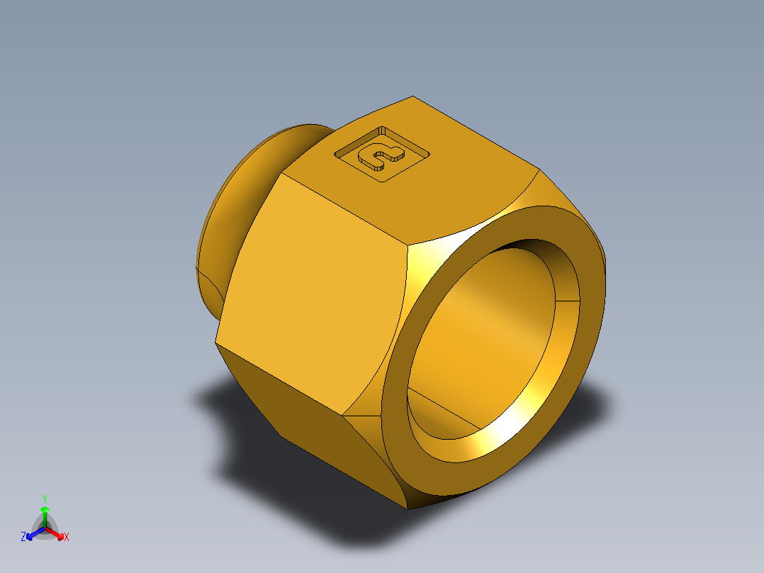 扩口式工业通用硬管接头Short Forged Nut 14FSX-5