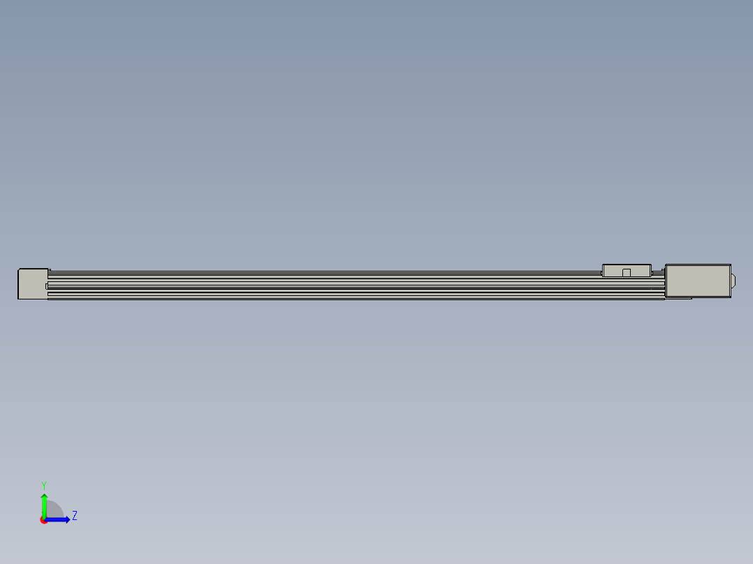威洛博直线电机模组EB4-L40-S1000-BR-57-MS3左视图