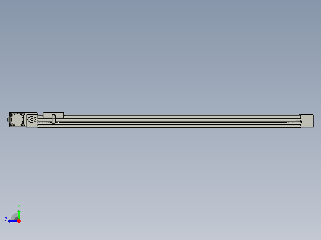 威洛博直线电机模组EB4-L40-S1000-BR-57-MS3右视图