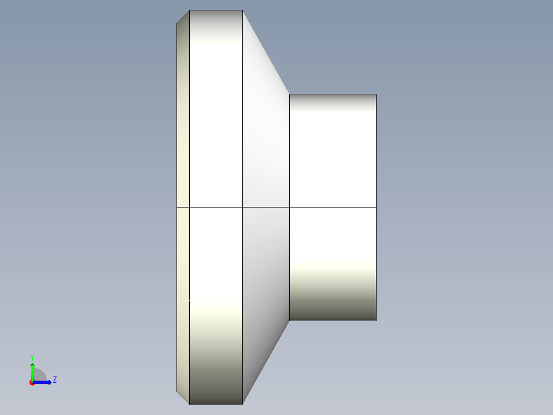 水平調整腳座(塑膠,迷你型)2257-3D多系列多零件图纸模型左视图