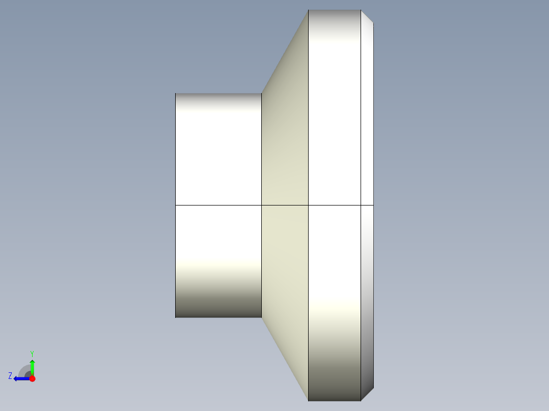 水平調整腳座(塑膠,迷你型)2257-3D多系列多零件图纸模型右视图