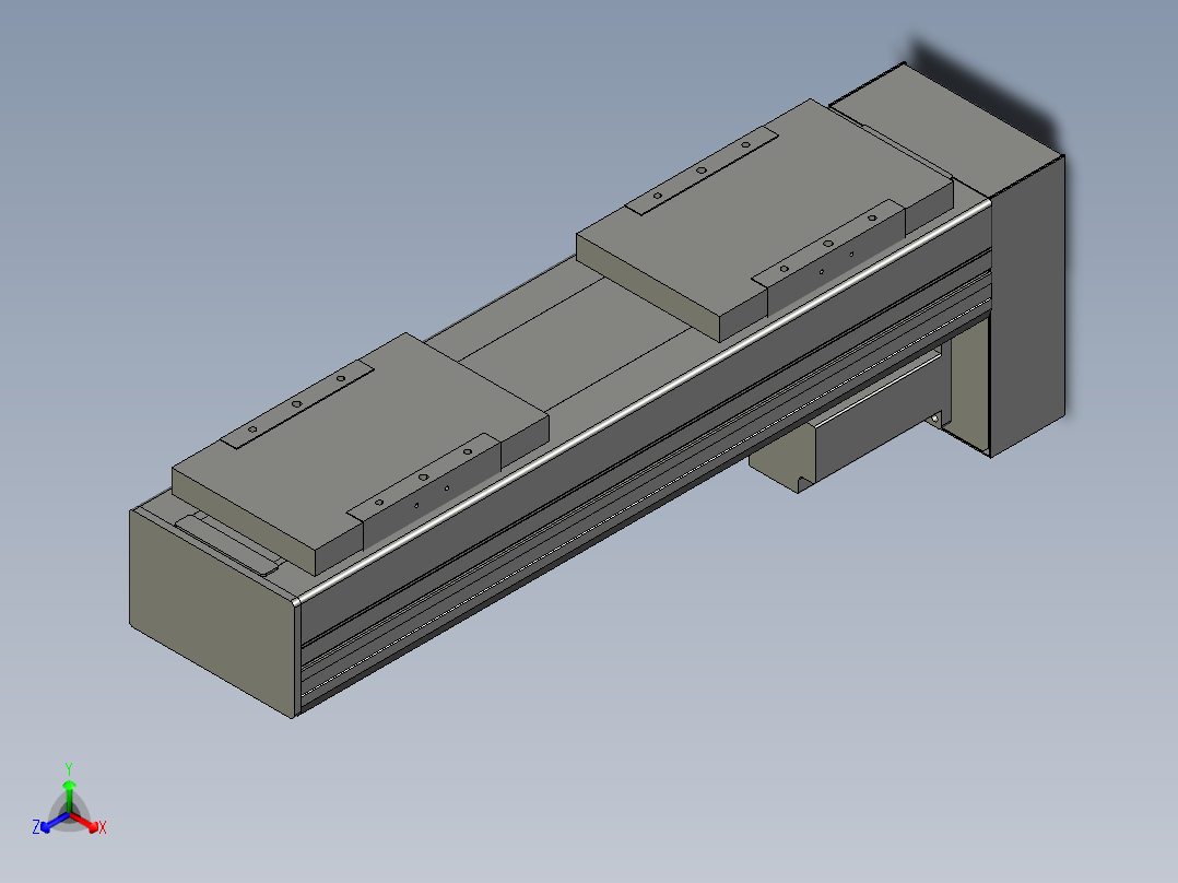 直线模组WG-LHC12-S250-D设计图纸