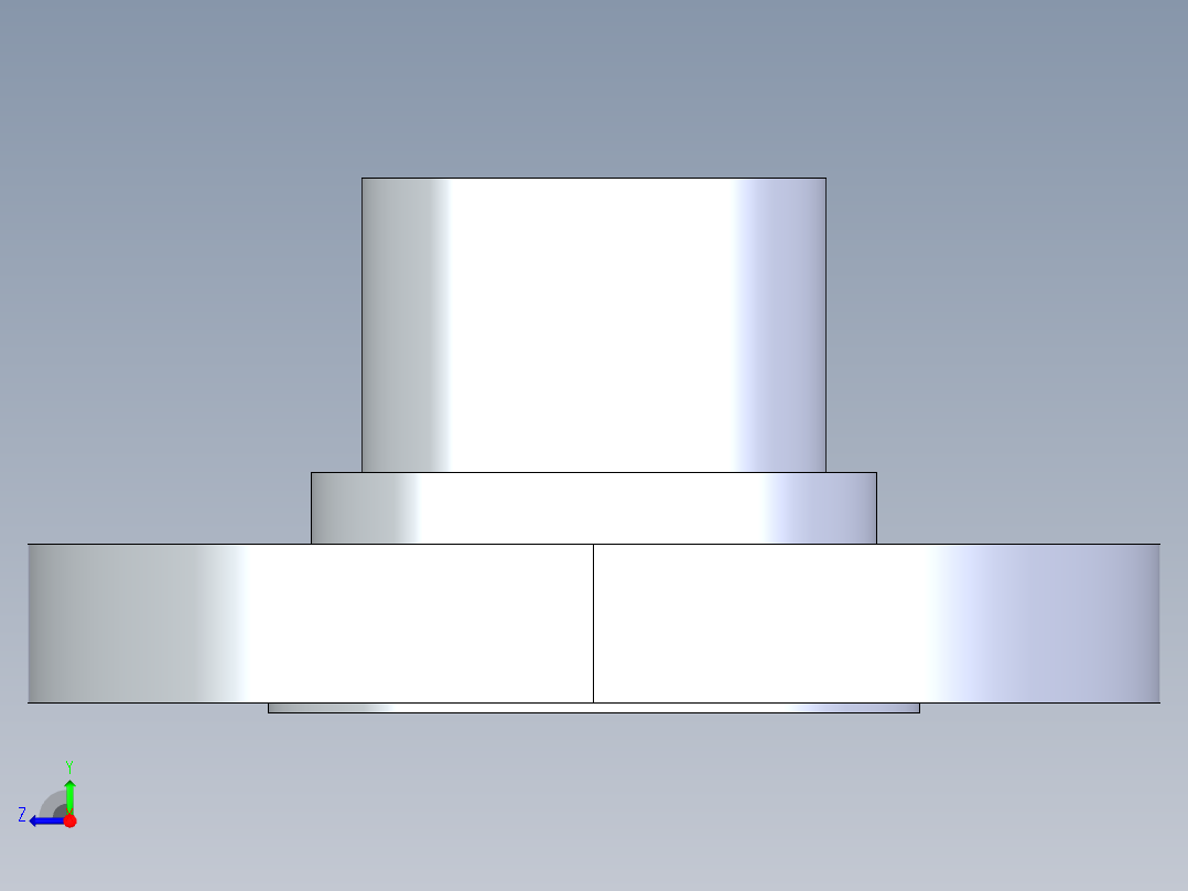 聚氯乙烯配件28-Sch80_Flange Vanstone_SPIG_856-025_2.5in右视图