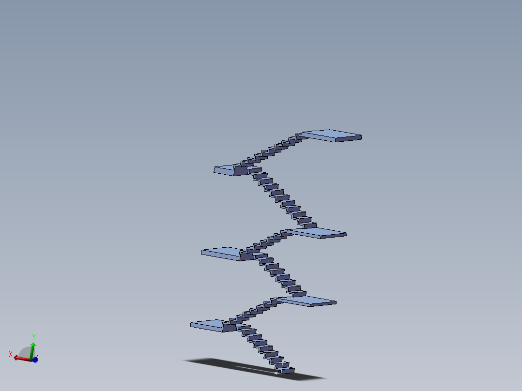 房屋楼梯模型 8.5m