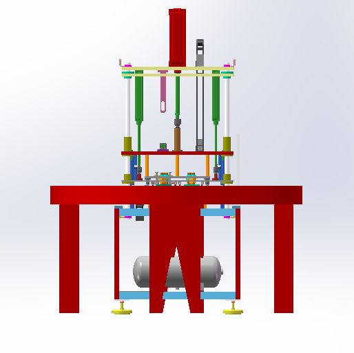 塑料彩盒自动热压成型设备sw17
