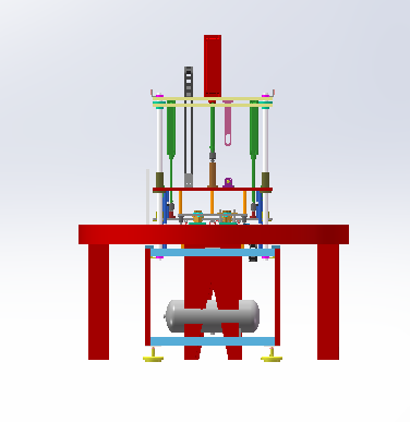塑料彩盒自动热压成型设备sw17