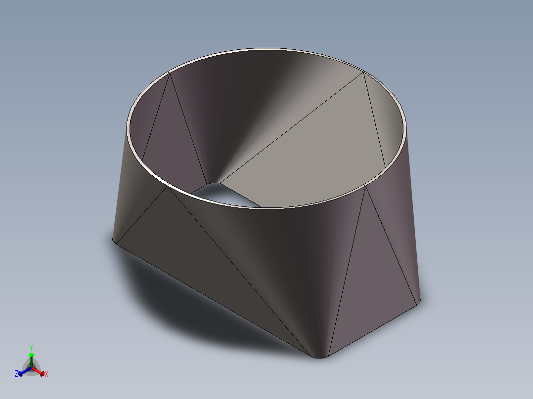 天方地圆正等轴测图