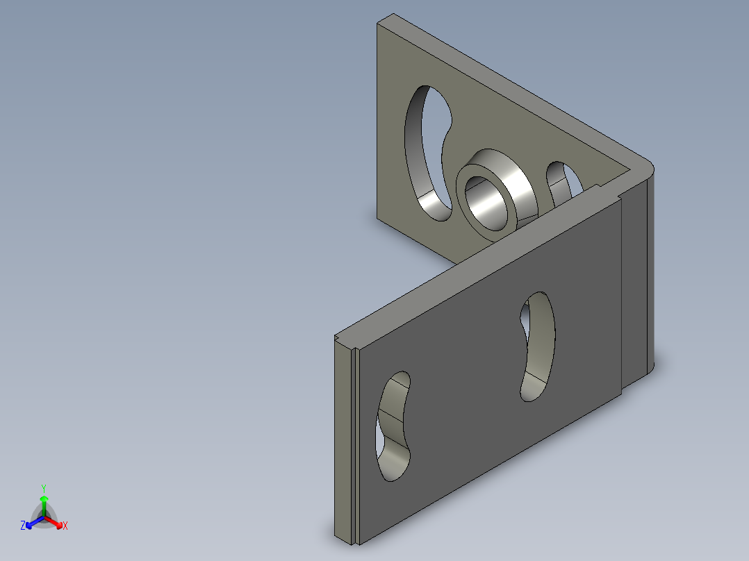 基恩士CV-030plate1_kc图纸模型正等轴测图