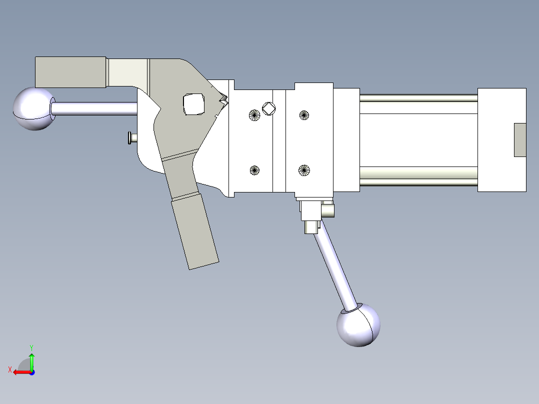 德克斯TUNKERS气缸数模V2_50_1_Z_A11_T12_45~105后视图