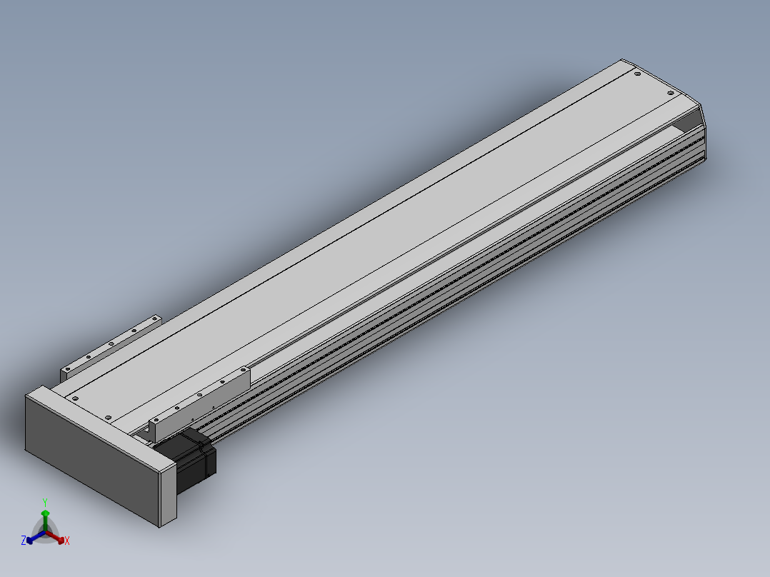 精密模组MY220-T10-1050L-BL-P75B-C4-C正等轴测图