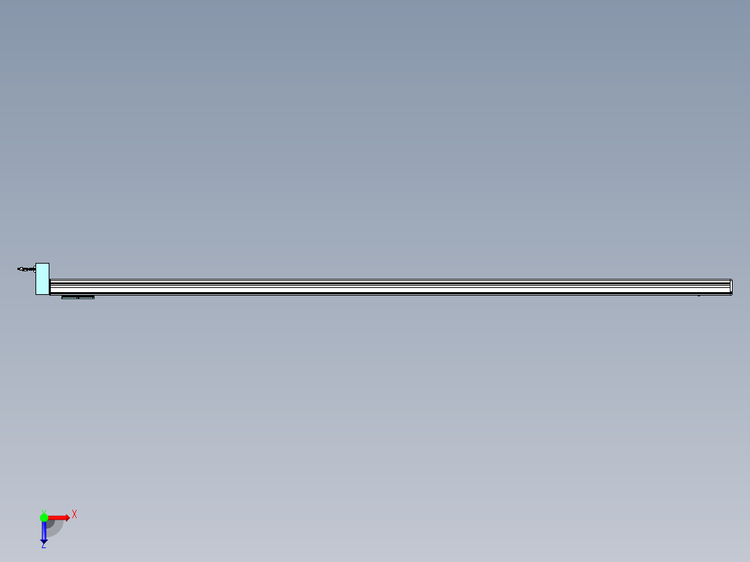 威洛博VBC同步带传动一无尘环境VBC14-L45-S3000-BRD-ZP40-C3俯视图